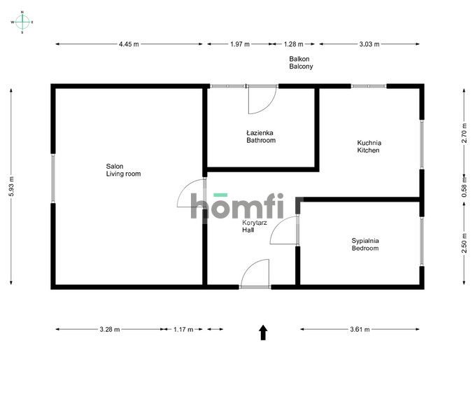 A spacious apartment with potential - Apartment - Sale - Radom, Os. XV-lecia