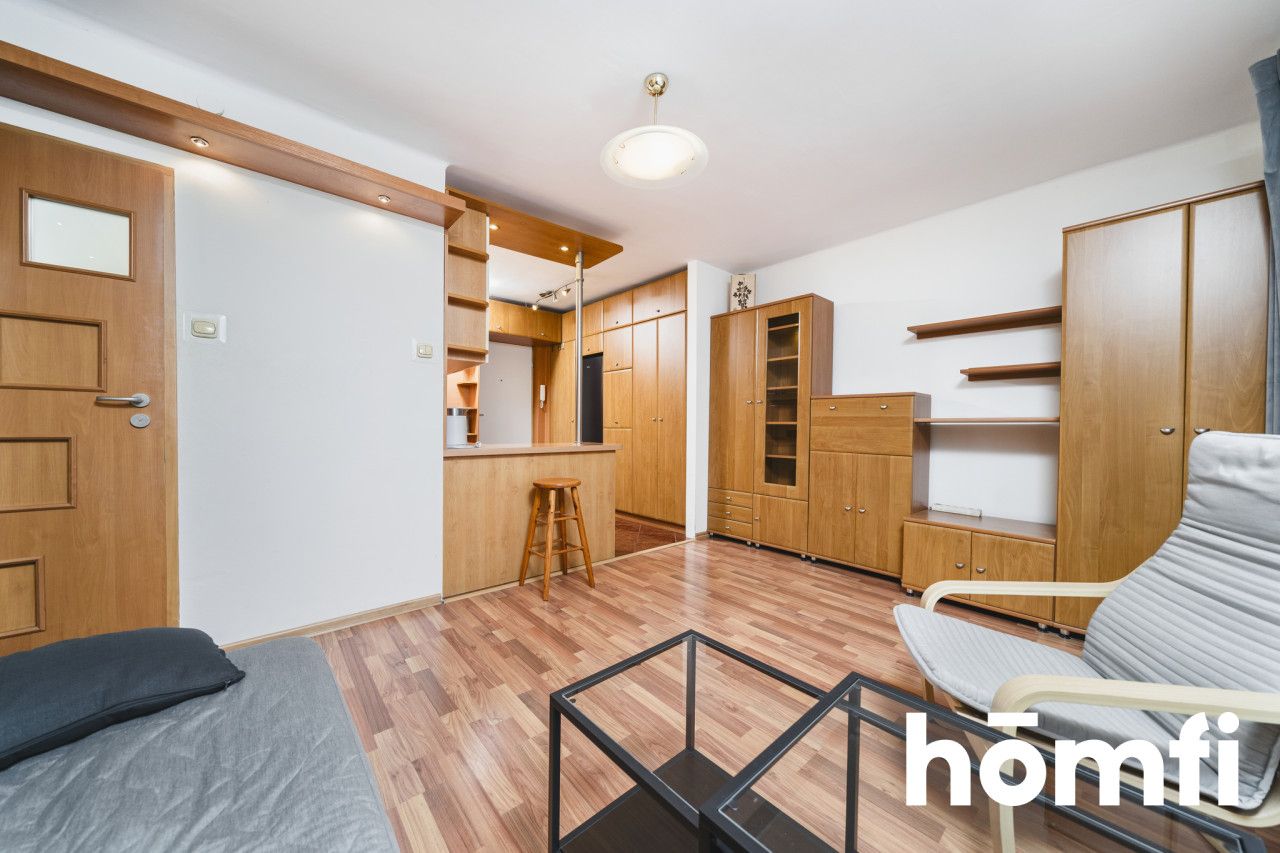 Cozy studio apartment at Kantora street with view over the greenery - Apartment - Rent - Kraków, Śródmieście / Olsza