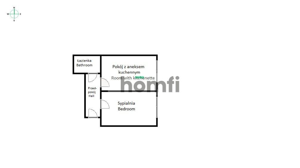 2-pokojowe mieszkanie ul. Nyska 2200 PLN - Mieszkanie - Wynajem - Wrocław, Krzyki / Tarnogaj