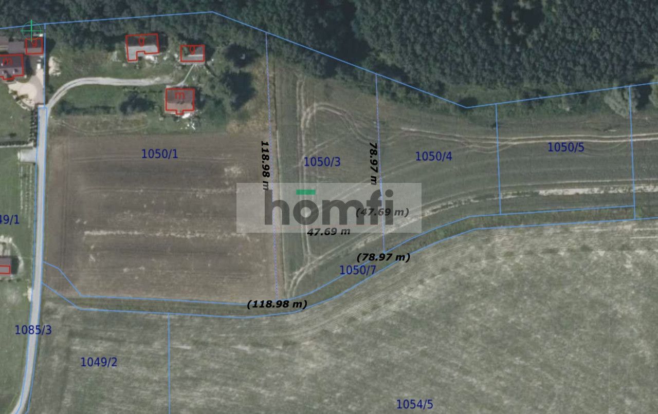AGRICULTURAL PLOT - HABITATED | 49.18 ARE | NEAR THE FOREST - Ділянка - Продаж - Wielicki, Niepołomice / Wola Batorska