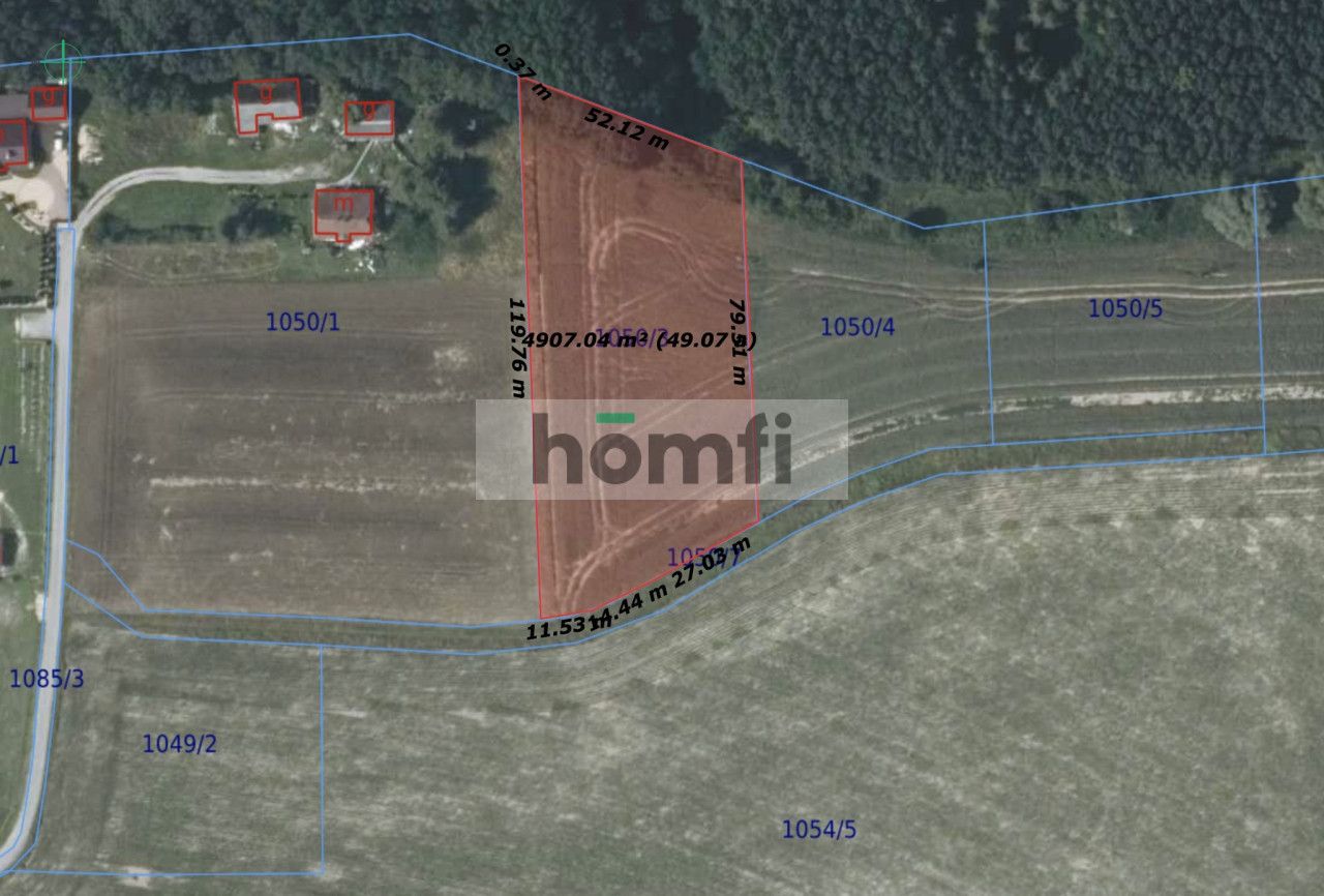 AGRICULTURAL PLOT - HABITATED | 49.18 ARE | NEAR THE FOREST - Ділянка - Продаж - Wielicki, Niepołomice / Wola Batorska