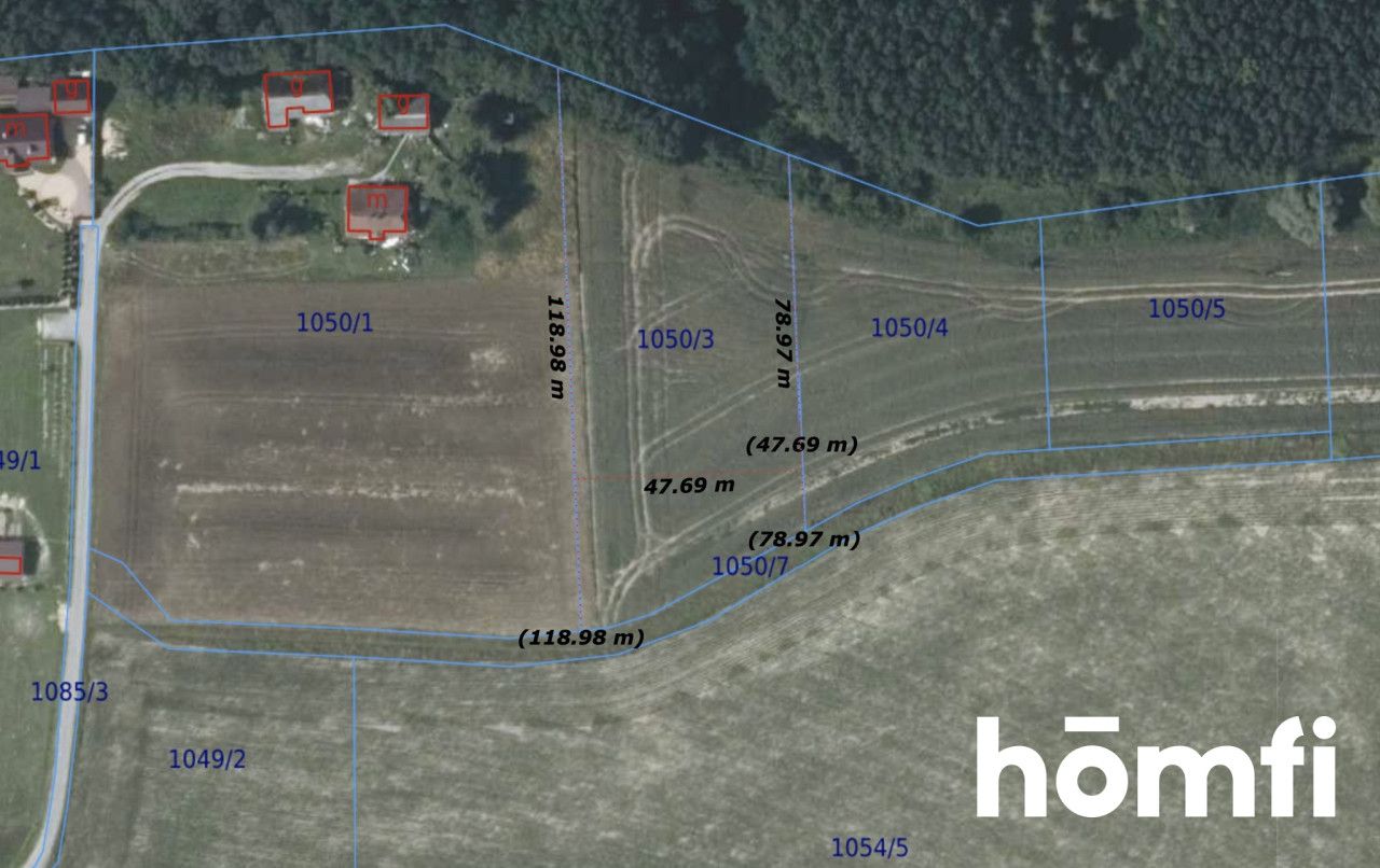 Działka rolna-siedliskowa | 49,18 ar | przy lesie - Działka - Sprzedaż - Wielicki, Niepołomice / Wola Batorska