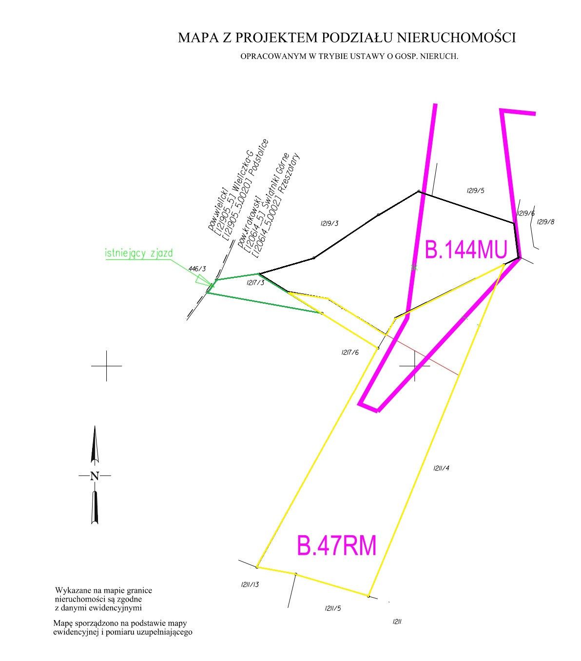 RZESZOTARY VIEW Plot 10 KM FROM KRAKOW - Ділянка - Продаж - Krakowski, Świątniki Górne / Rzeszotary