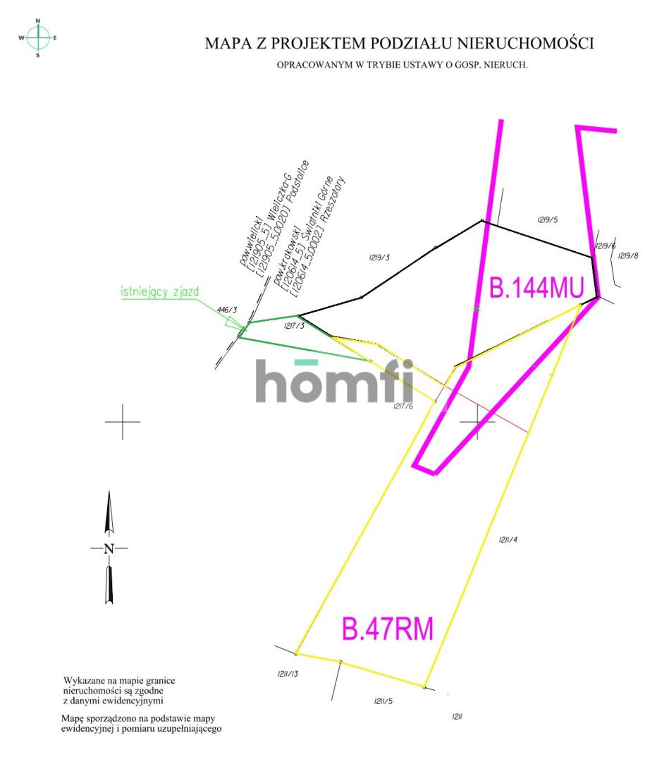 RZESZOTARY VIEW Plot 10 KM FROM KRAKOW - Ділянка - Продаж - Krakowski, Świątniki Górne / Rzeszotary