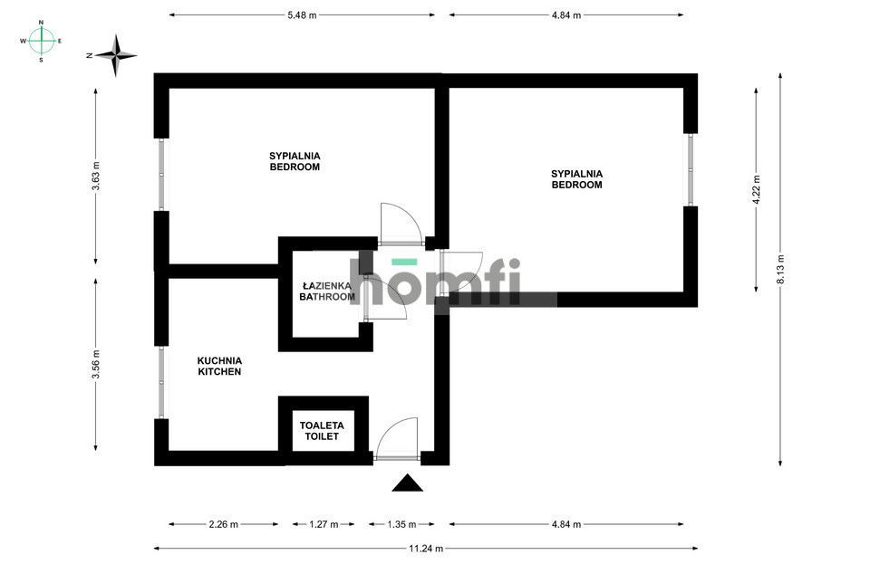 2-ROOM APARTMENT WITH A SEPARATE KITCHEN/ OSIEDLE ZIELONE/ NOWA HUTA/ PLAC CENTRALNY - Квартира - Продаж - Kraków, Nowa Huta