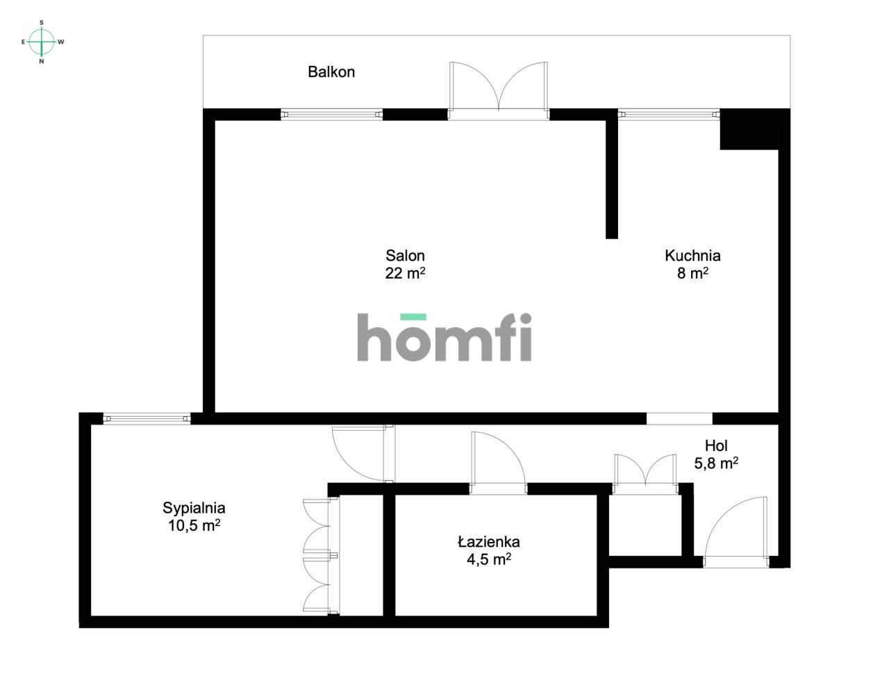 51m² apartment for rent, Obozowa Street, Ruczaj - Квартира - Оренда - Kraków, Ruczaj