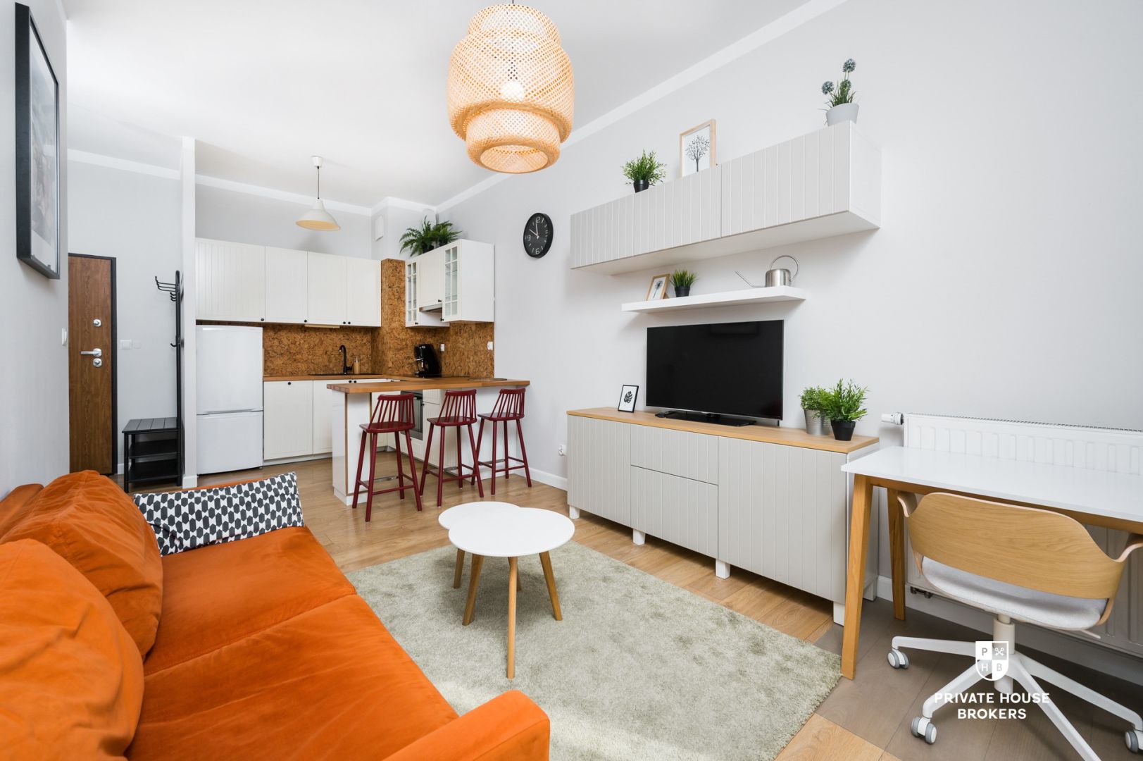 Jasne dwupokojowe mieszkanie z Widokiem na Wawel| Stare Podgórze| Dwa Tarasy - Mieszkanie - Wynajem - Kraków, Podgórze