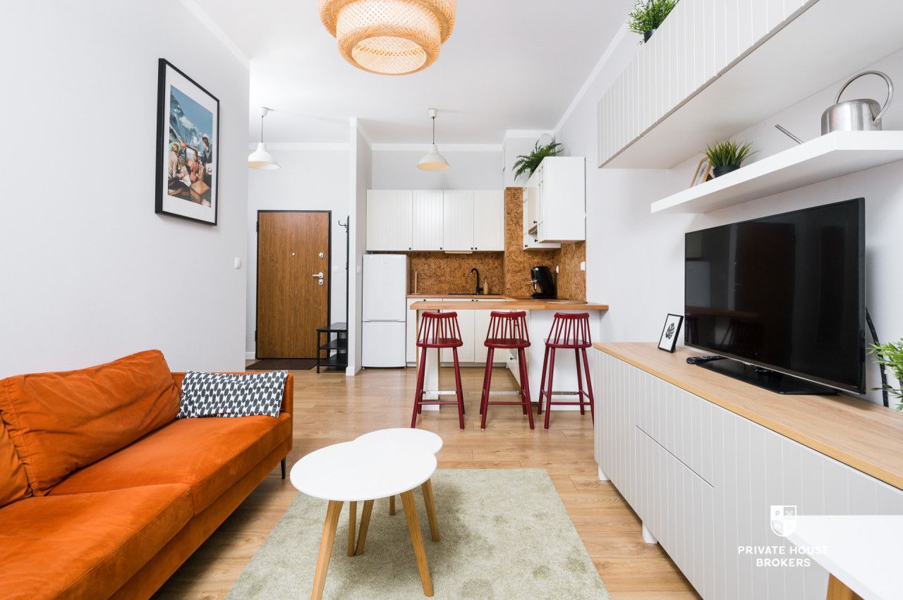 Jasne dwupokojowe mieszkanie z Widokiem na Wawel| Stare Podgórze| Dwa Tarasy - Mieszkanie - Wynajem - Kraków, Podgórze