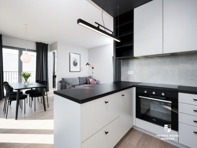 Trzypokojowe mieszkanie na ostatnim piętrze nowej inwestycji przy ul.Prandoty - Mieszkanie - Wynajem - Kraków, Śródmieście / Stare Miasto