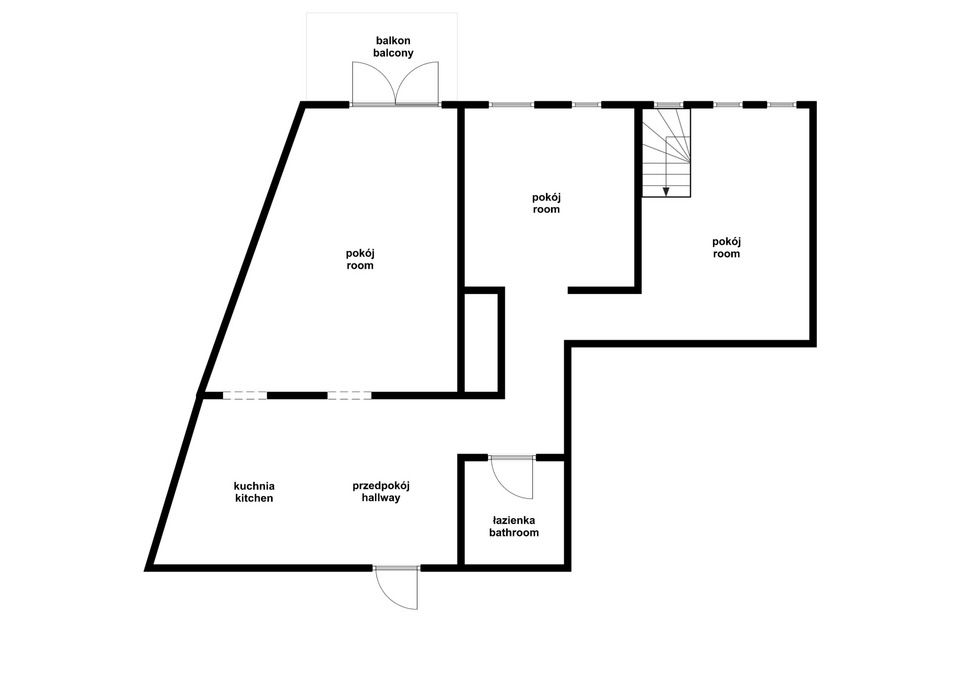 Loftowe 3 pokoje Bulwar Staromiejski, Stare Miasto - Mieszkanie - Wynajem - Wrocław, Stare Miasto