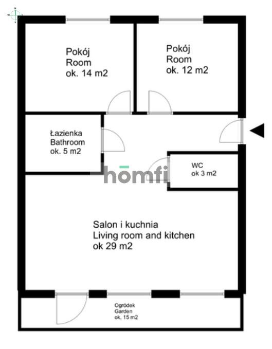 69 m² | 3 rooms | garden | parking space - Квартира - Продаж - Warszawa, Ursus