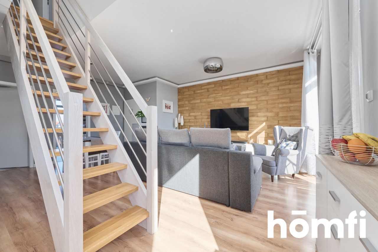 A unique two-level apartment with a garden. - Apartment - Sale - Wrocławski, Kąty Wrocławskie / Smolec