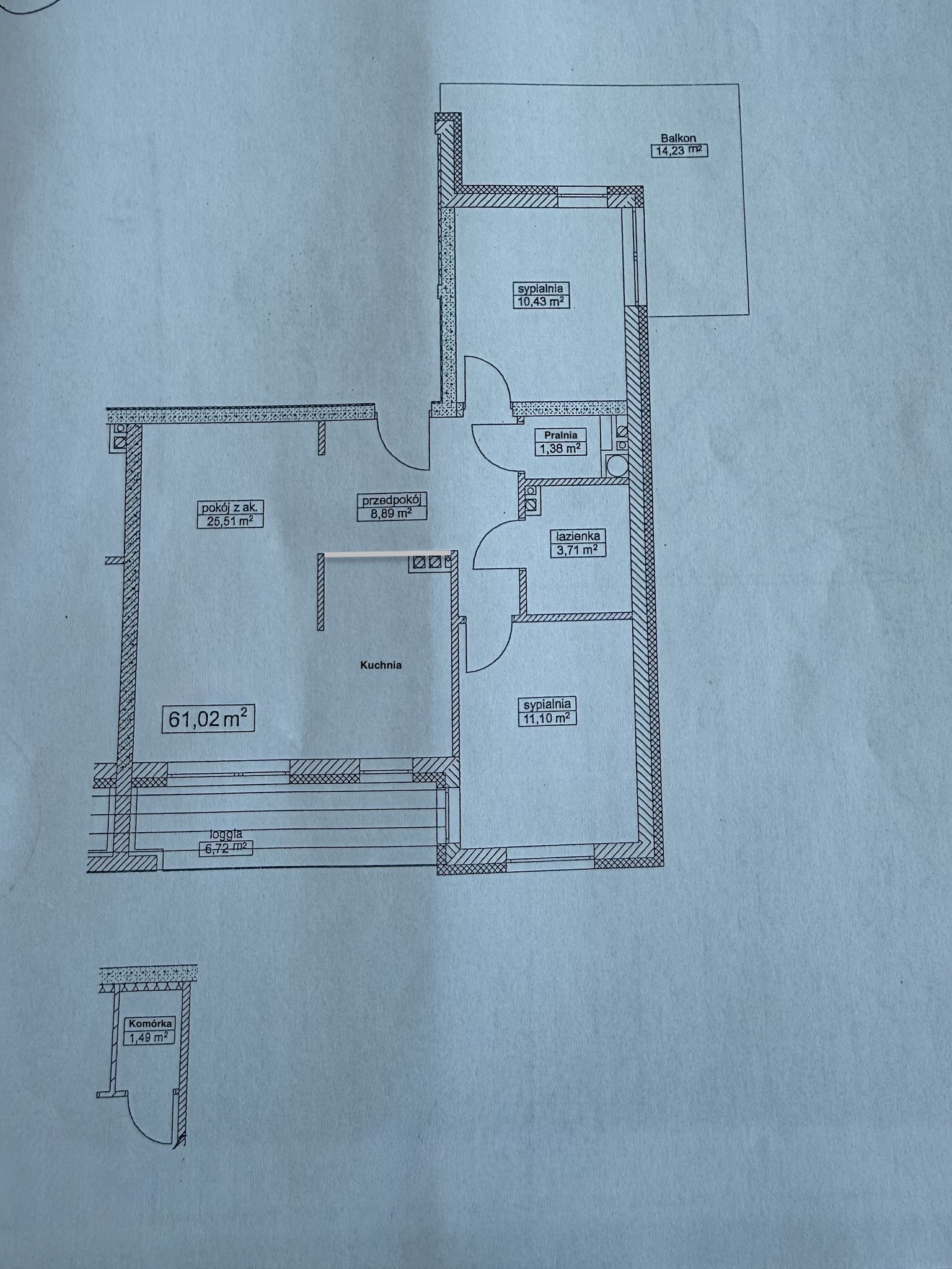 WIDOK NA ŻWIROWNIE | 61 m² | 2 KLIMATYZACJE - Apartment - Sale - Rzeszów, Drabinianka
