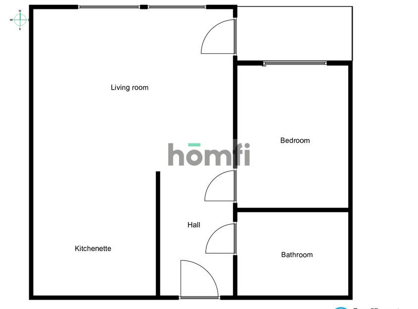 A comfortable apartment with a large balcony in the protected housing estate - Квартира - Оренда - Kraków, Nowa Huta / Mistrzejowice
