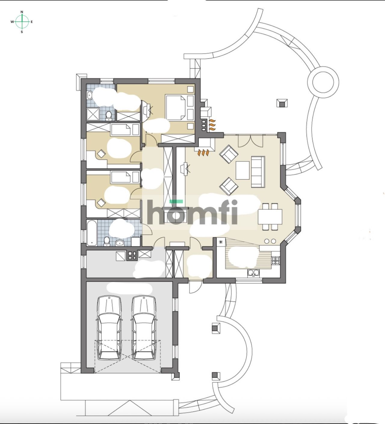 Nowoczesny dom parterowy 222 m² na dużej działce - Tuszyn Las - Dom - Sprzedaż - Łódzki Wschodni, Tuszyn