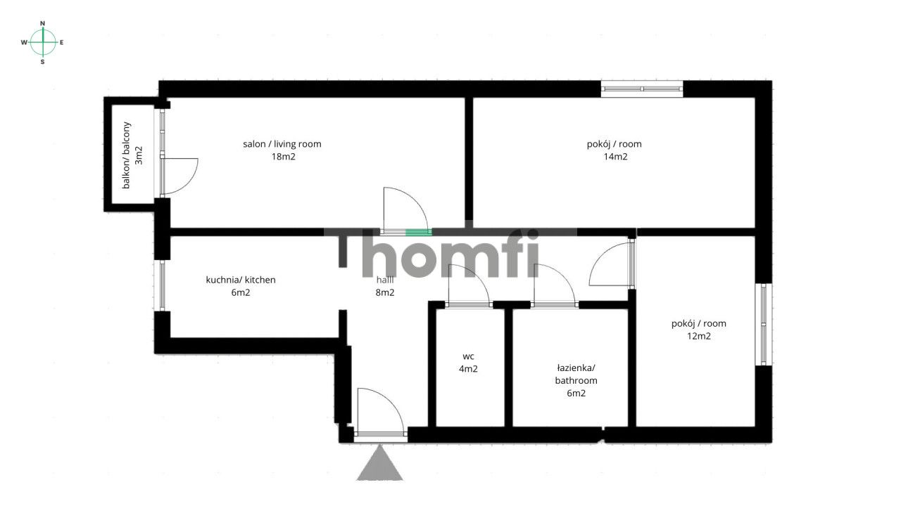 3 pokoje na Gocławiu| 70m2| Jezioro Balaton - Mieszkanie - Wynajem - Warszawa, Praga-Południe