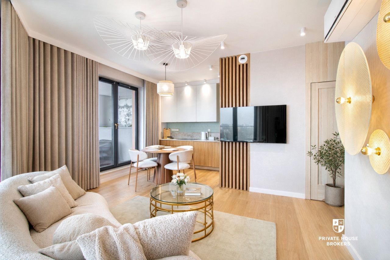 Top Floor | 67 m² | 60 m² Terrace | Wiślane Tarasy2.0| Grzegórzki - Apartment - Rent - Kraków, Śródmieście / Grzegórzki