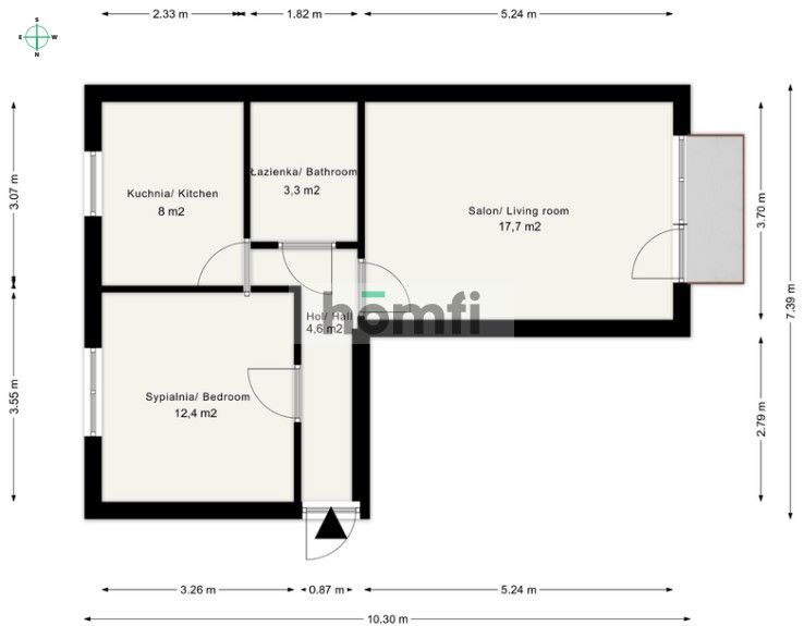 2-POKOJOWE MIESZKANIE| BALKON| STASZÓW - Mieszkanie - Sprzedaż - Staszowski, Staszów