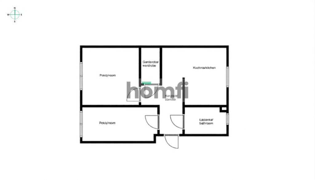 2-room apartment with a garden for rent - Квартира - Оренда - Wrocław, Śródmieście / Sępolno