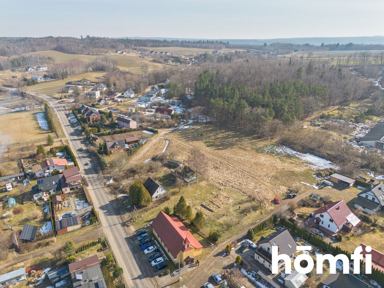 Investment Plot 5,500 m² with Zoning Decision for Semi-Detached Housing - Plot - Sale - Lęborski, Nowa Wieś Lęborska / Kębłowo Nowowiejskie