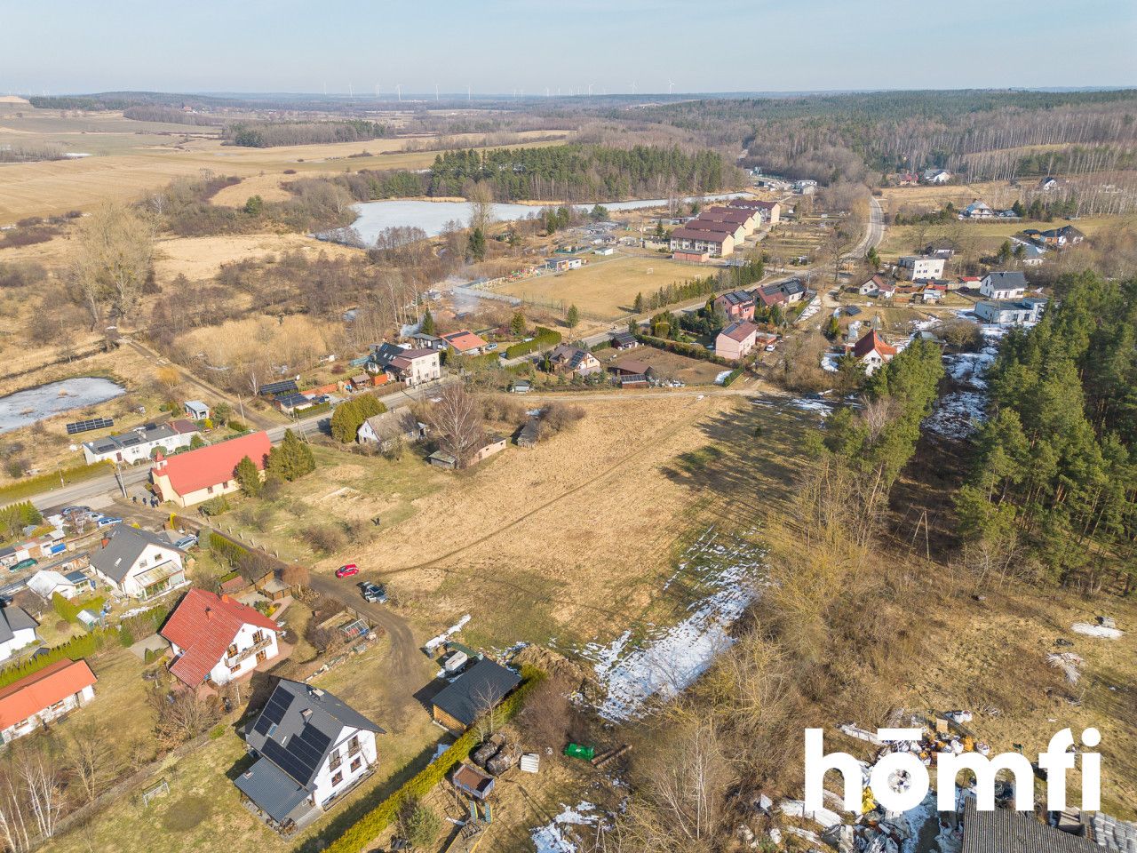 Investment Plot 5,500 m² with Zoning Decision for Semi-Detached Housing - Plot - Sale - Lęborski, Nowa Wieś Lęborska / Kębłowo Nowowiejskie