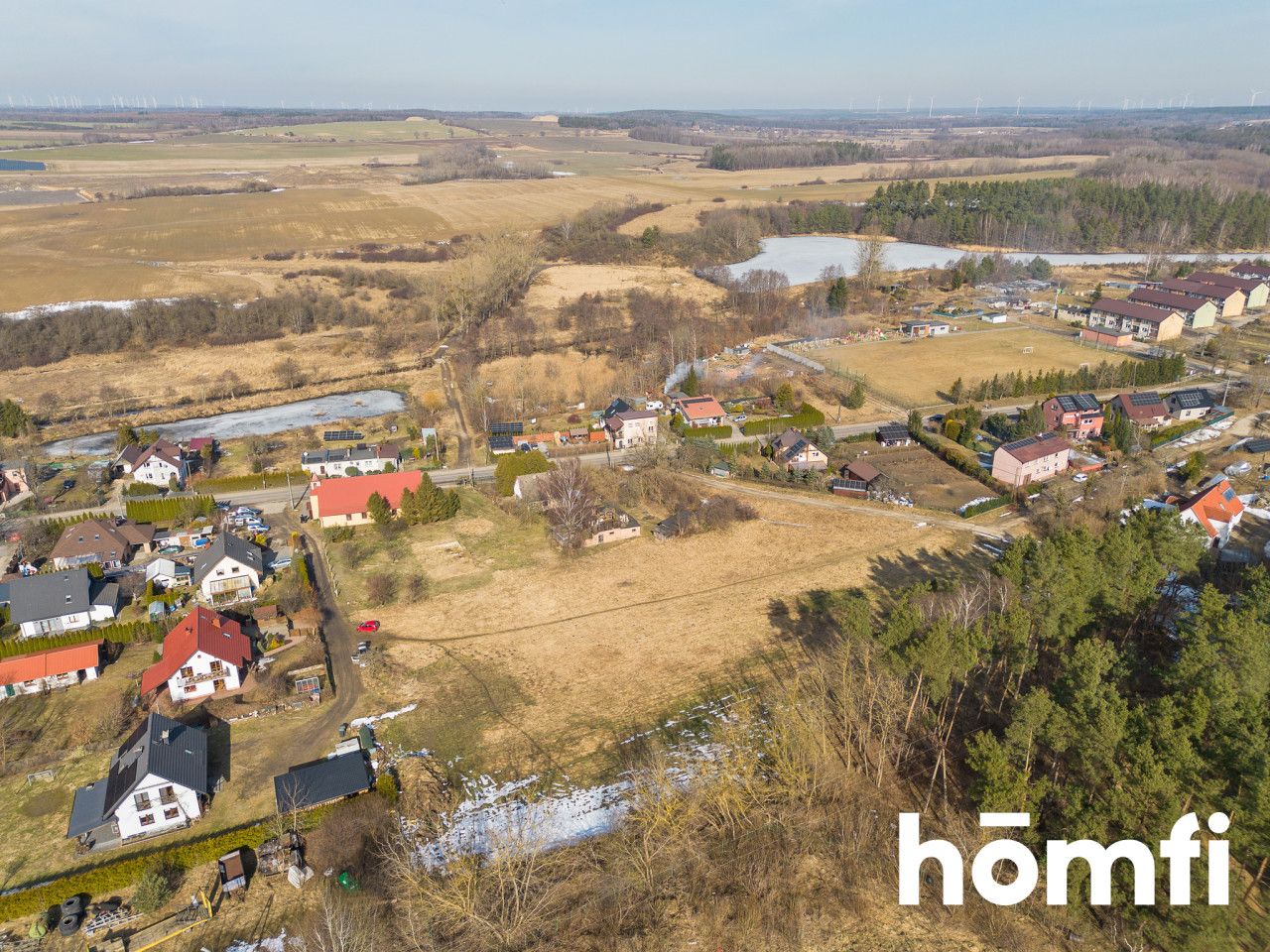 Investment Plot 5,500 m² with Zoning Decision for Semi-Detached Housing - Plot - Sale - Lęborski, Nowa Wieś Lęborska / Kębłowo Nowowiejskie