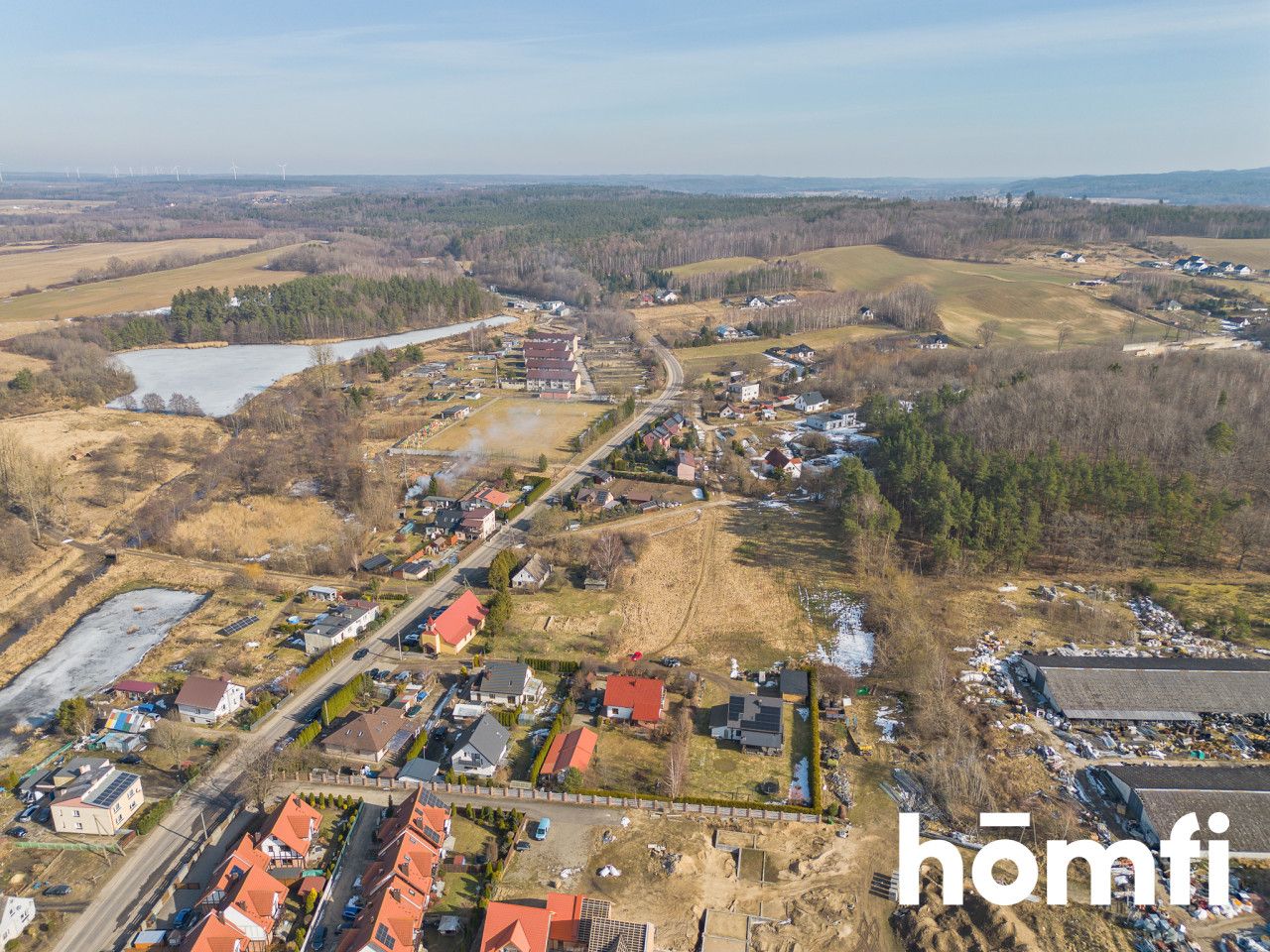 Investment Plot 5,500 m² with Zoning Decision for Semi-Detached Housing - Ділянка - Продаж - Lęborski, Nowa Wieś Lęborska / Kębłowo Nowowiejskie