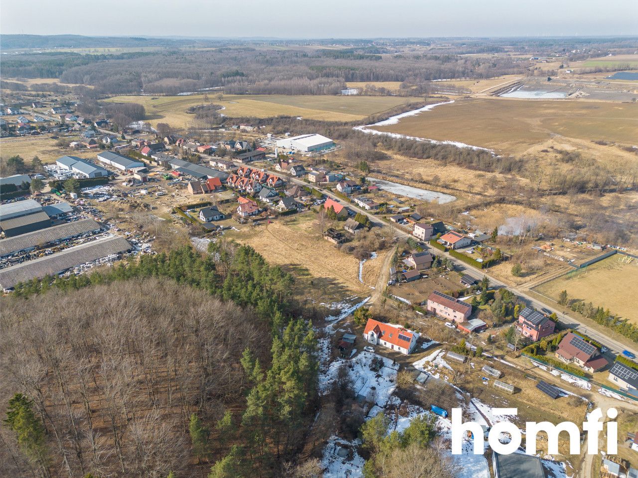 Investment Plot 5,500 m² with Zoning Decision for Semi-Detached Housing - Plot - Sale - Lęborski, Nowa Wieś Lęborska / Kębłowo Nowowiejskie