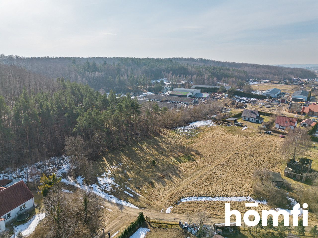 Investment Plot 5,500 m² with Zoning Decision for Semi-Detached Housing - Plot - Sale - Lęborski, Nowa Wieś Lęborska / Kębłowo Nowowiejskie