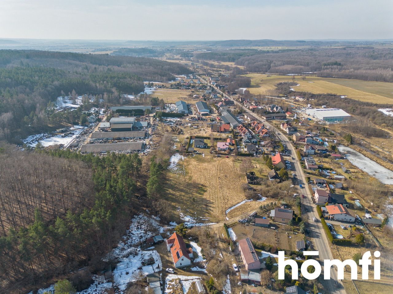 Investment Plot 5,500 m² with Zoning Decision for Semi-Detached Housing - Plot - Sale - Lęborski, Nowa Wieś Lęborska / Kębłowo Nowowiejskie