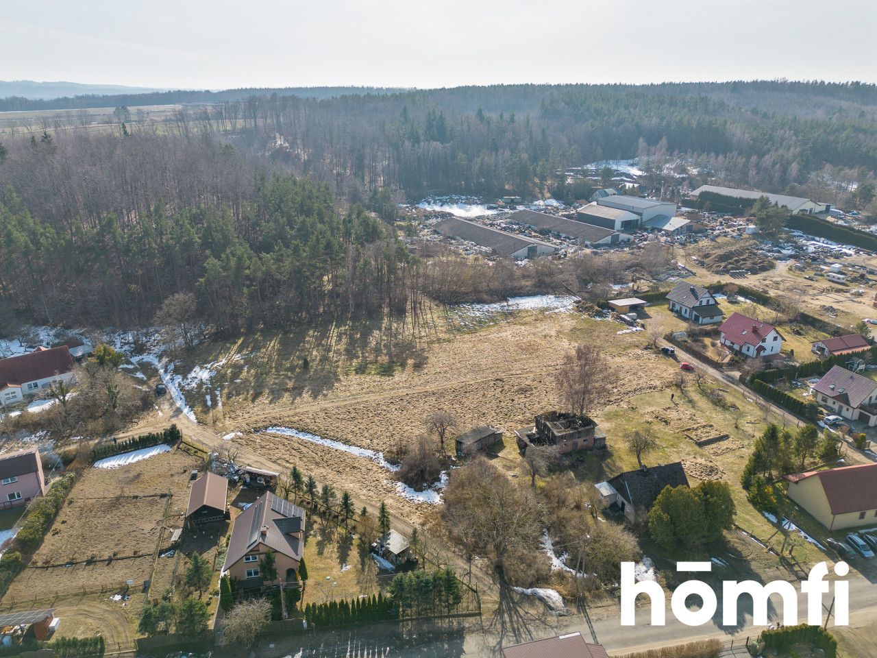 Investment Plot 5,500 m² with Zoning Decision for Semi-Detached Housing - Plot - Sale - Lęborski, Nowa Wieś Lęborska / Kębłowo Nowowiejskie