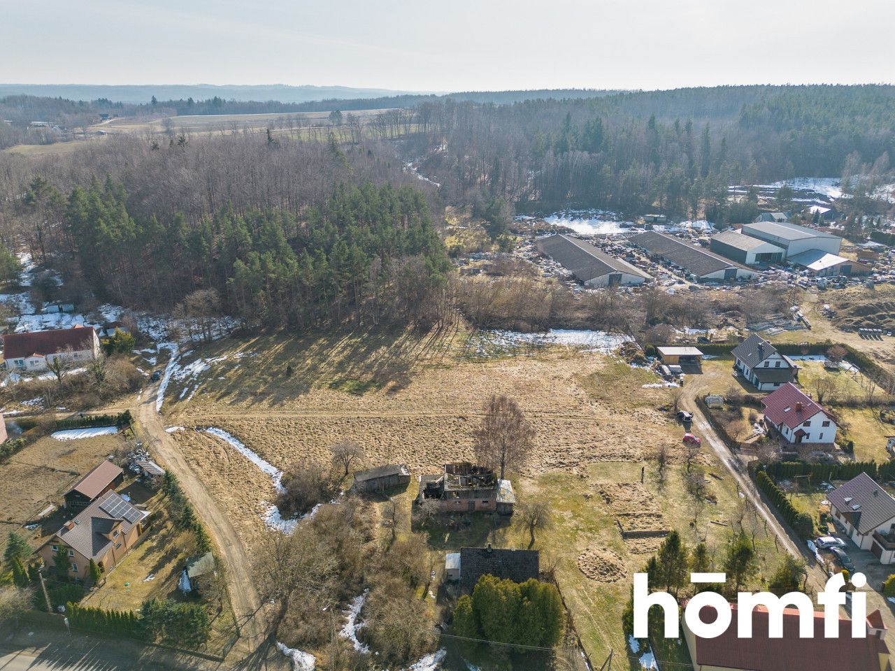Investment Plot 5,500 m² with Zoning Decision for Semi-Detached Housing - Plot - Sale - Lęborski, Nowa Wieś Lęborska / Kębłowo Nowowiejskie