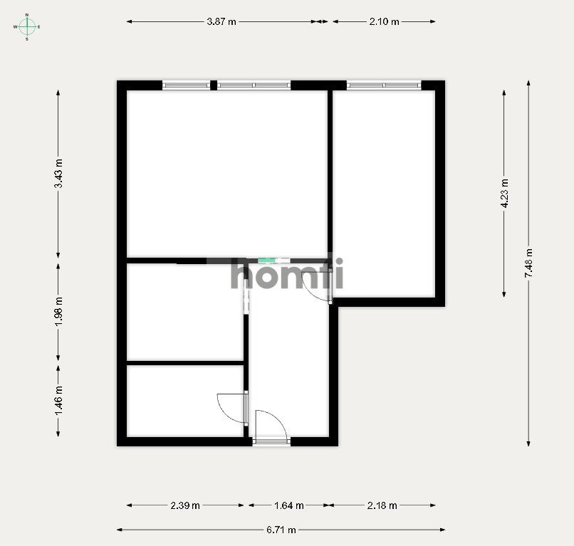 2-Room Apartment | Next to Silesian Park | Katowice, ul. Piastów - Квартира - Продаж - Katowice, Tysiąclecia
