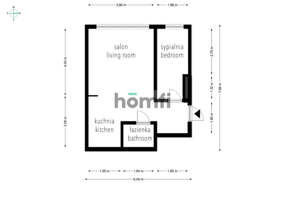 2 rooms renovated by the park - Apartment - Rent - Pruszkowski, Pruszków