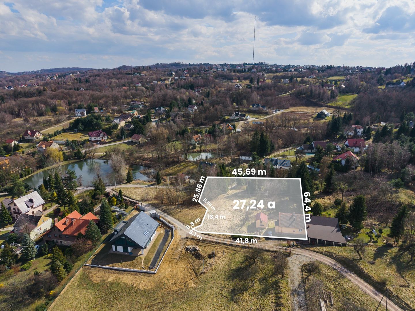 Exceptional 27.24-are Building Plot for a Residence | Lednica Górna | Close to Krakow - Ділянка - Продаж - Wielicki, Wieliczka / Lednica Górna