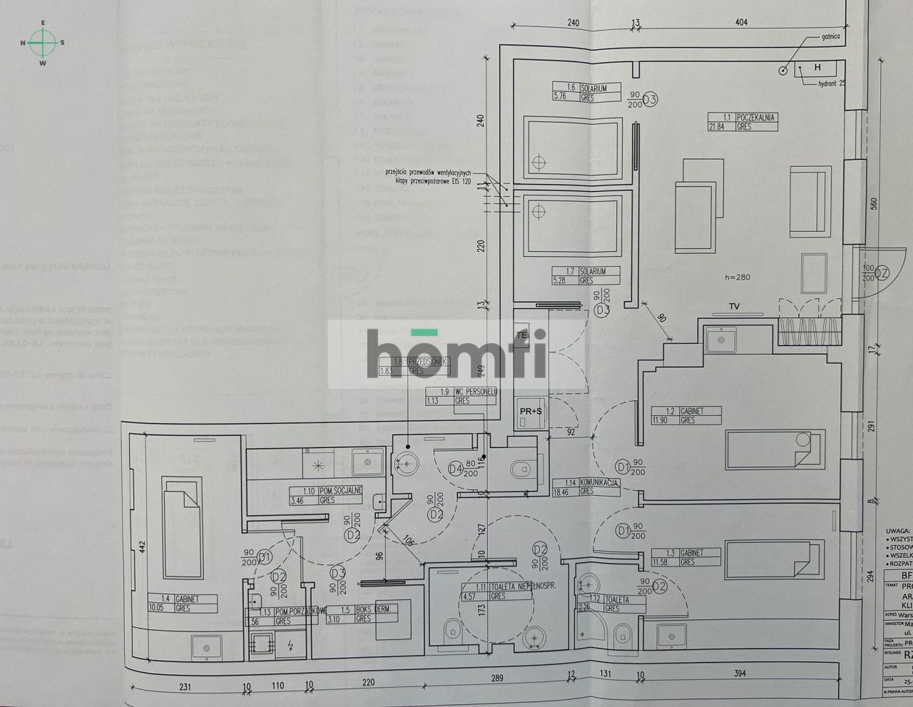 LOKAL USŁUGOWY | KLINIKA PREMIUM | GABINETY - Lokal użytkowy - Sprzedaż - Warszawa, Wilanów