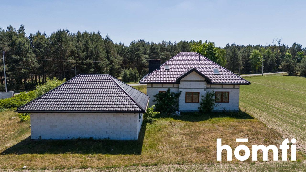 Spacious house with separate building with garrage and big plot - House - Sale - Zwoleński, Kazanów / Kopiec