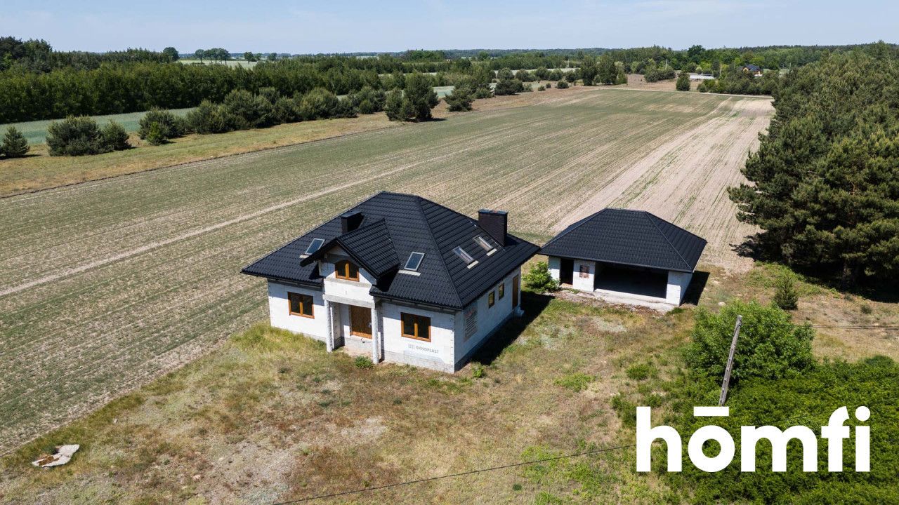 Spacious house with separate building with garrage and big plot - House - Sale - Zwoleński, Kazanów / Kopiec