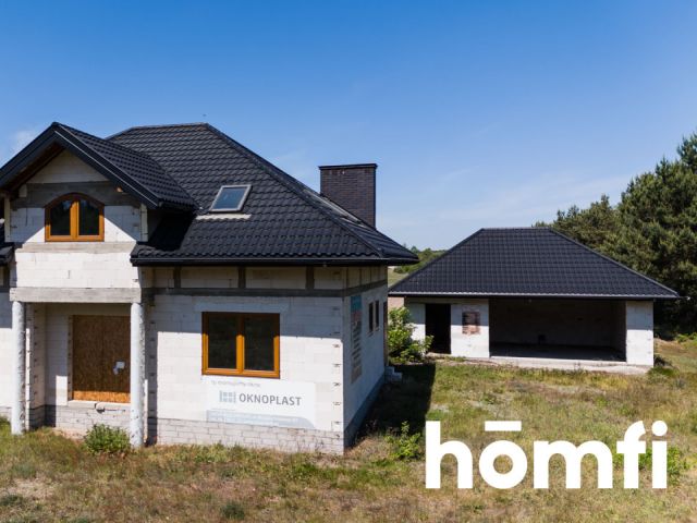 Spacious house with separate building with garrage and big plot - House - Sale - Zwoleński, Kazanów / Kopiec