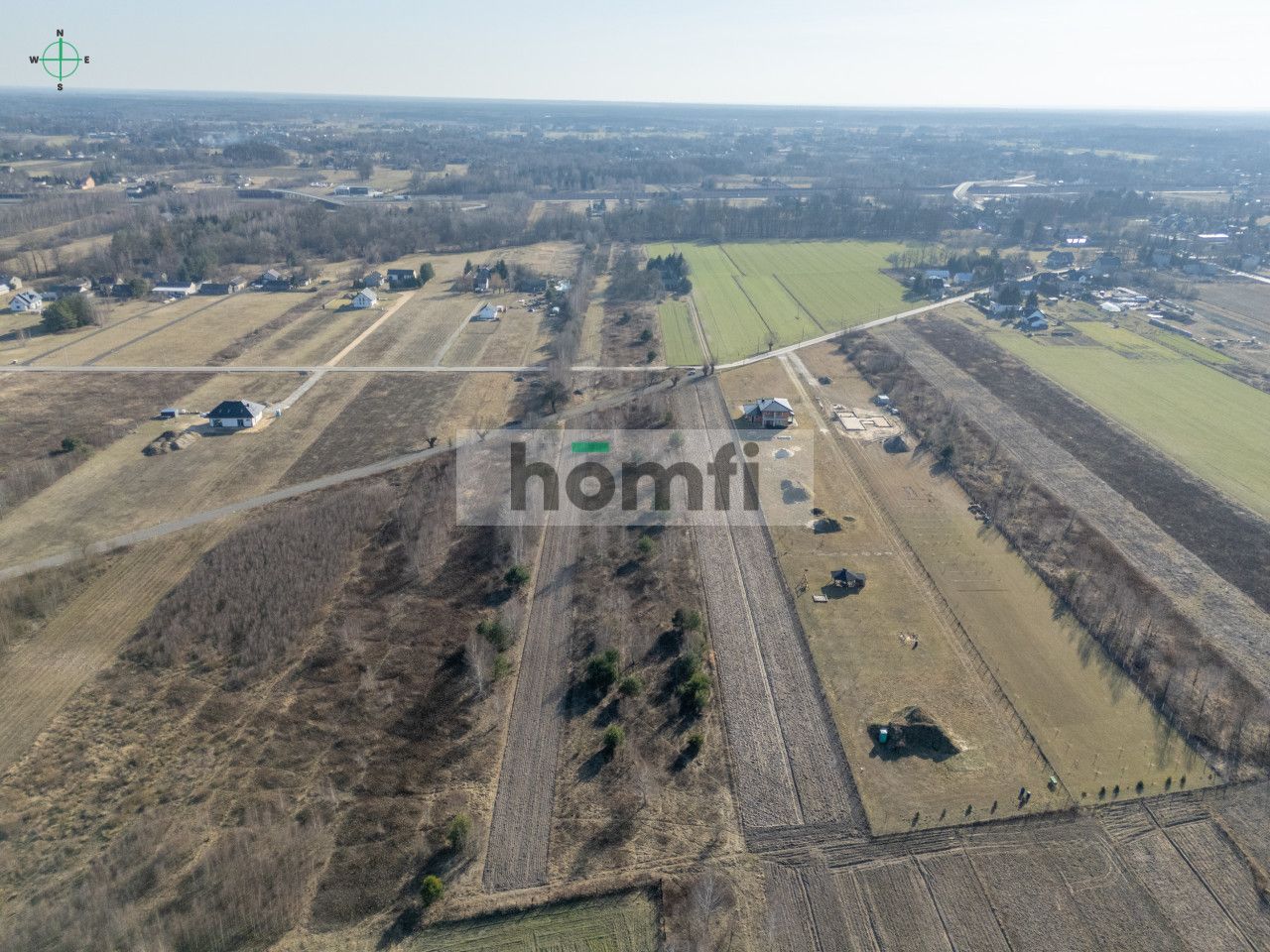1,083 m² Plot with MNU Development Potential – Żwirówka - Plot - Sale - Miński, Halinów / Żwirówka