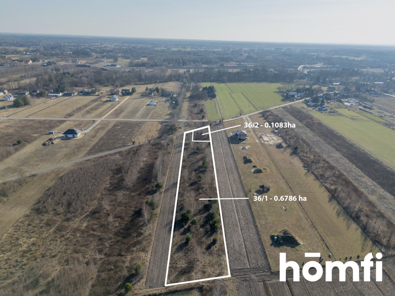 1,083 m² Plot with MNU Development Potential – Żwirówka - Plot - Sale - Miński, Halinów / Żwirówka