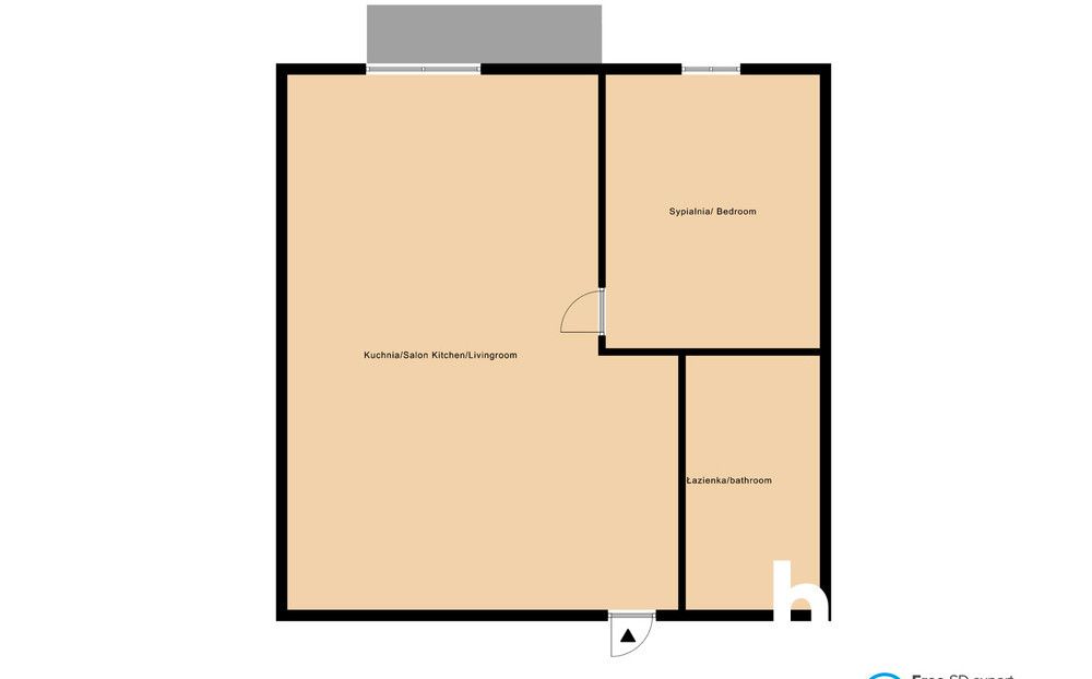 Wygodny balkon i 2 pokoje, z klimatyzacją! - Mieszkanie - Wynajem - Piaseczyński, Piaseczno