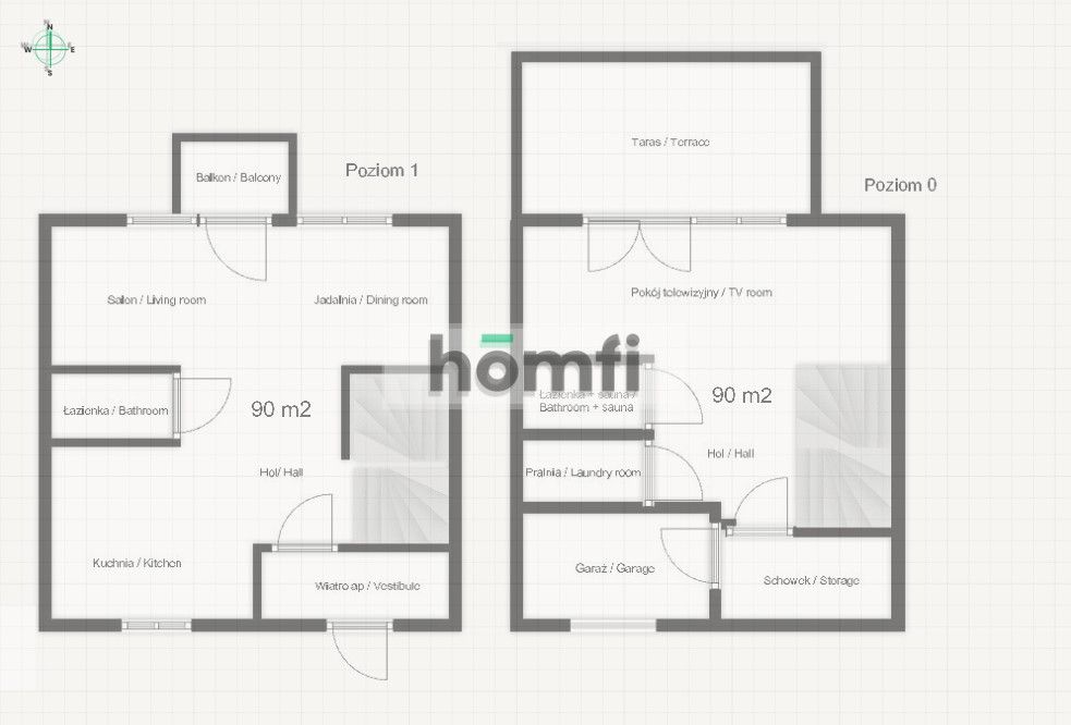 For rent a modern house for the price of an apartment with a sauna and its own garden - Kuźnicy Kołłątajowskiej St. - Дім - Оренда - Kraków, Krowodrza / Górka Narodowa