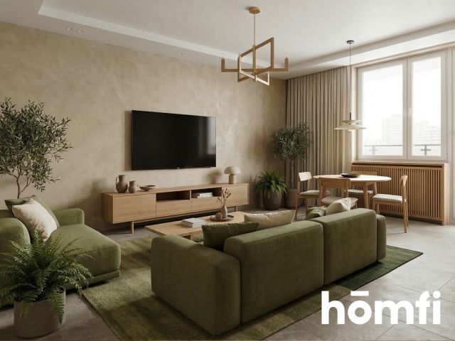 2 pokoje | 50,7 m² | Balkon | Widok na Warszawę - Mieszkanie - Sprzedaż - Warszawa, Praga-Południe