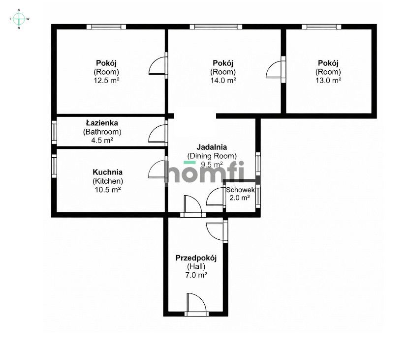 3 Rooms | Pre-war Tenement Building | Kamienna Street | Garage | High Ceilings - Apartment - Sale - Wrocław, Krzyki / Huby
