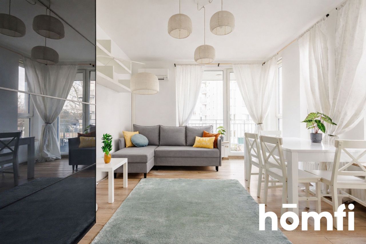 Bright studio with AC and balcony - Apartment - Rent - Warszawa, Bemowo