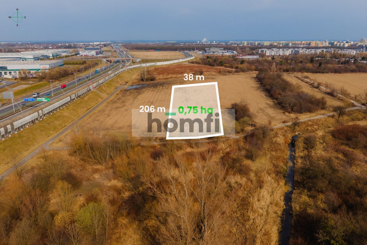 Działka budowlana usługowa z MPZP | 0,75 ha | AOW - Działka - Sprzedaż - Wrocław, Fabryczna / Muchobór Wielki