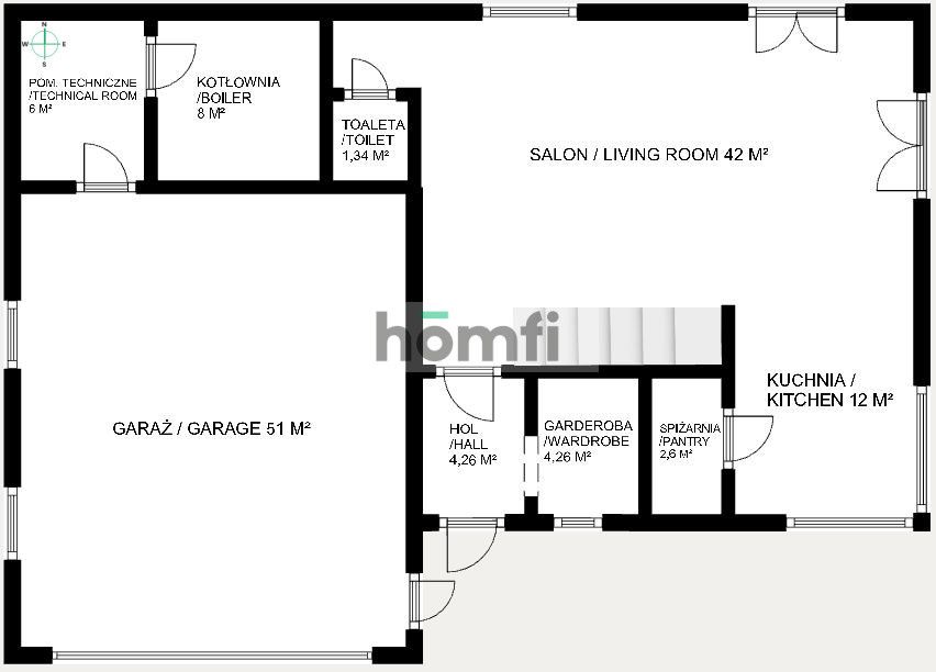 Wyjątkowy dom wolnostojący z pięknym ogrodem i garażem w bryle budynku - Drabinianka - Dom - Sprzedaż - Rzeszów, Drabinianka