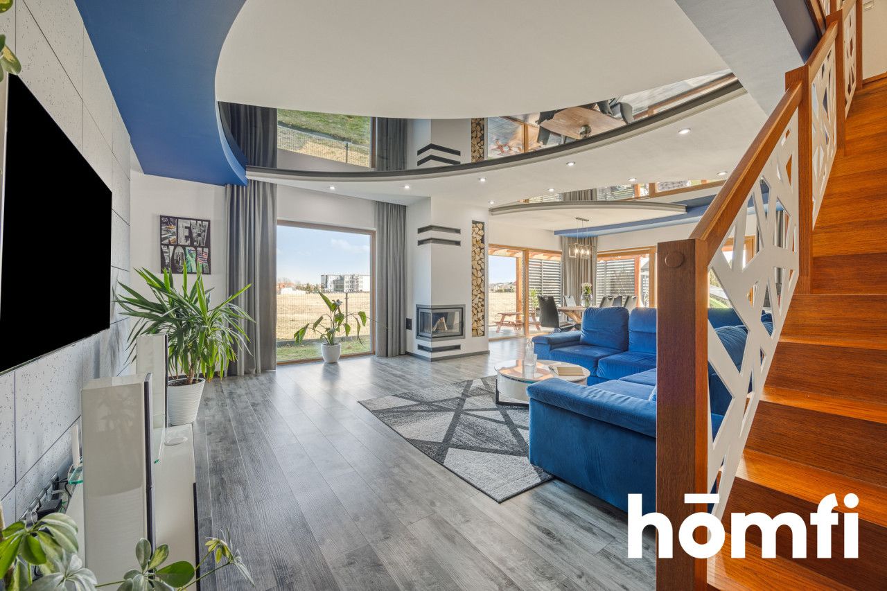 Wyjątkowy dom wolnostojący z pięknym ogrodem i garażem w bryle budynku - Drabinianka - Dom - Sprzedaż - Rzeszów, Drabinianka