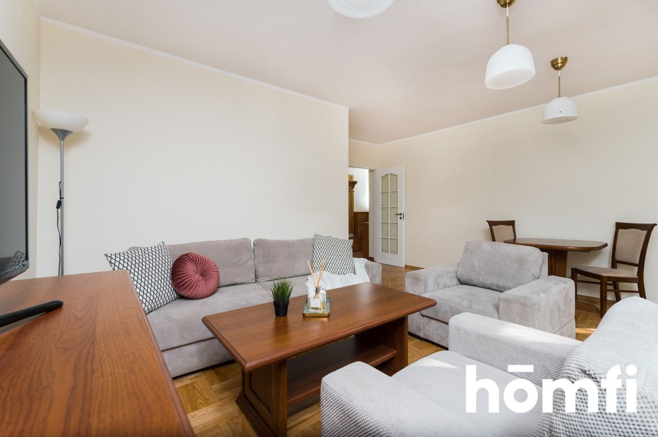 Spacious three-room apartment with a balcony, Grzegórzecka Street - Apartment - Rent - Kraków, Śródmieście / Grzegórzki